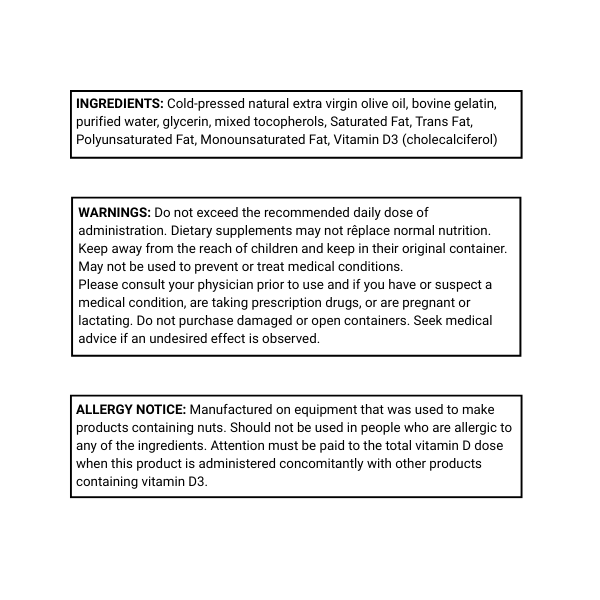 Zade Vital Vitamin D3 Forte – High-Quality Vitamin D3 Supplement (Cholecalciferol) - American Billal Nature Inc