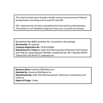Zade Vital Vitamin D3 Forte – High-Quality Vitamin D3 Supplement (Cholecalciferol) - American Billal Nature Inc